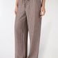 Women's Striped wide leg Trousers