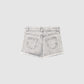 Ripped frayed hem Denim Shorts for Girls