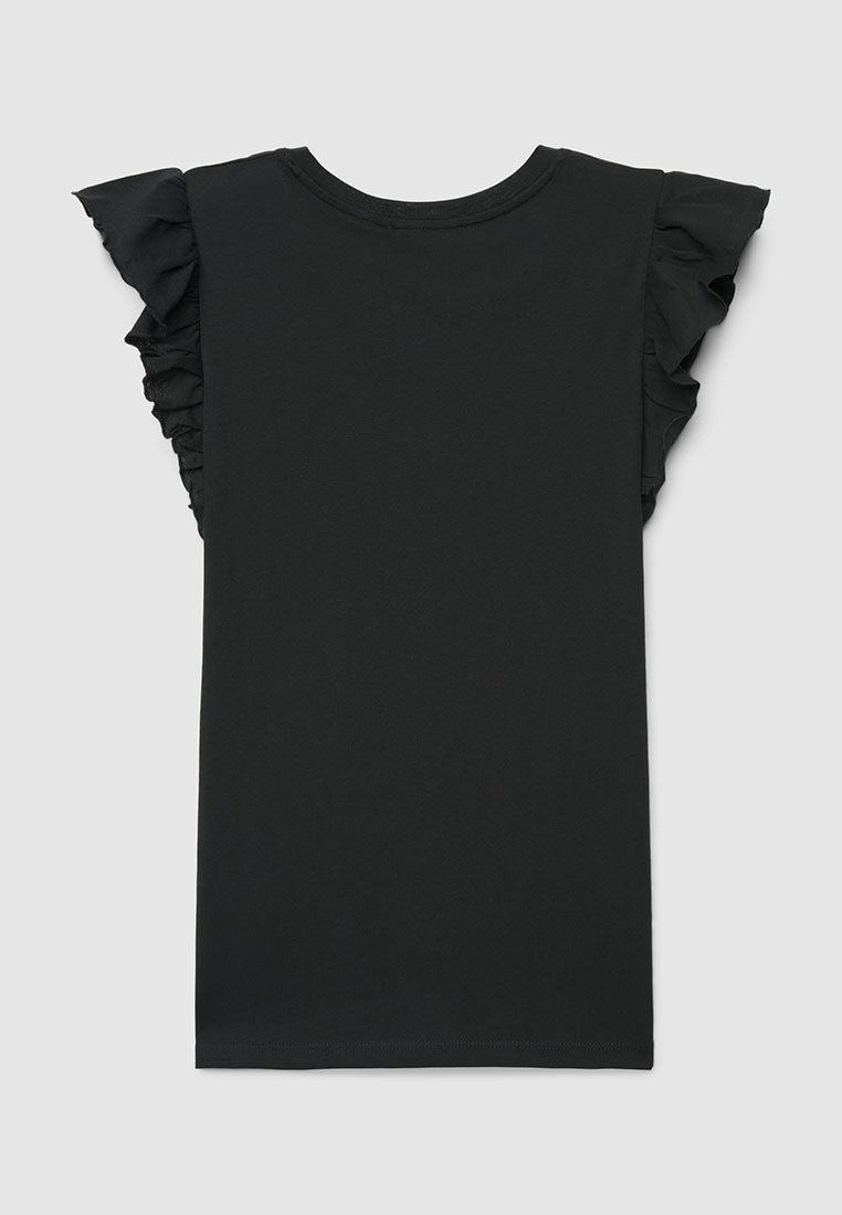 Women's Ruffled Sleeves T-shirt