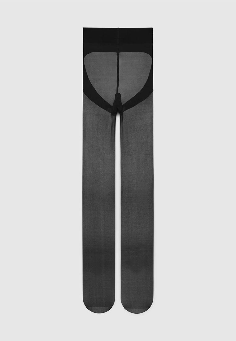 Women's 30 Denier Solid Color Push-Up Tights
