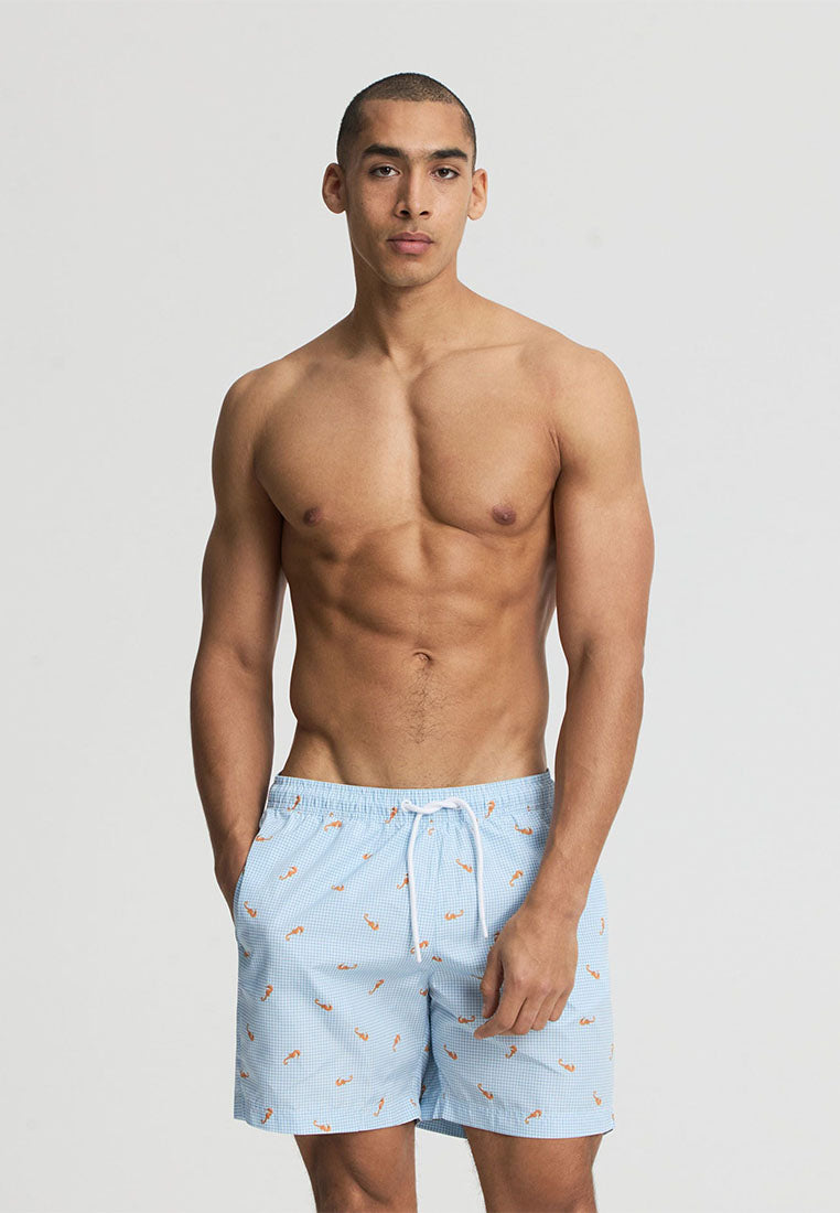 Men's Bermuda Checkered Shorts