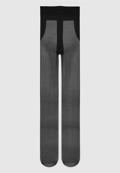 Women's 30 Denier Solid Color Push-Up Tights