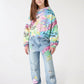 Graffiti Dreams Cropped Hoodie