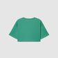 Solid Colour Crop Top T-shirt
