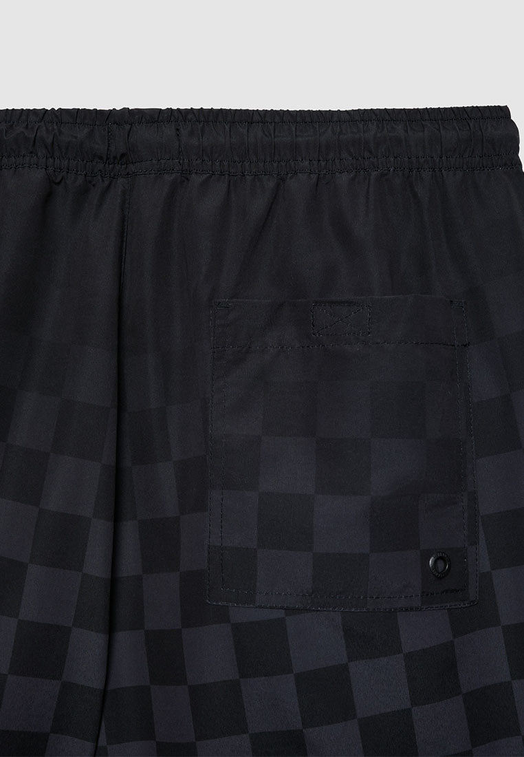Men's Checkered Drawstring Short