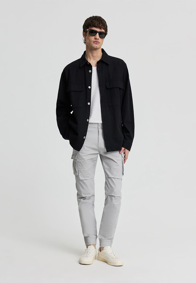 Men's Cargo Trousers with Cuffs