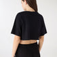 Women's Crop Print T-shirt