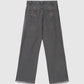 Wide-leg jeans with studded stars for Girls