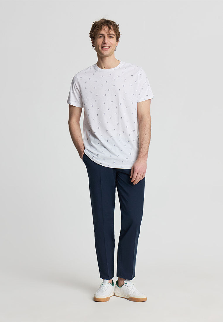 Men's Summer Icon Allover Print Tee