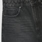 Women's Washed High-Waist Denim Shorts