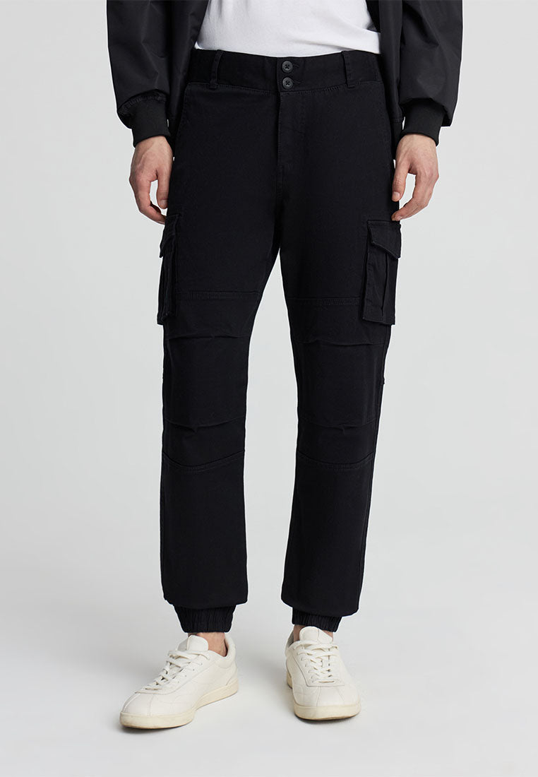 Men's Cargo Trousers with Cuffs