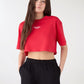 Women's Crop Print T-shirt