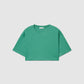 Solid Colour Crop Top T-shirt
