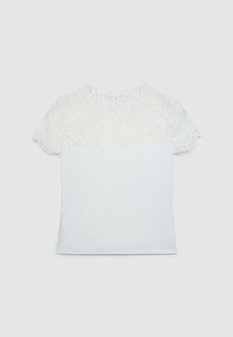 Women's Floral lace T-shirt