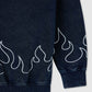 Midnight Flame Graphic Hoodie for Boys