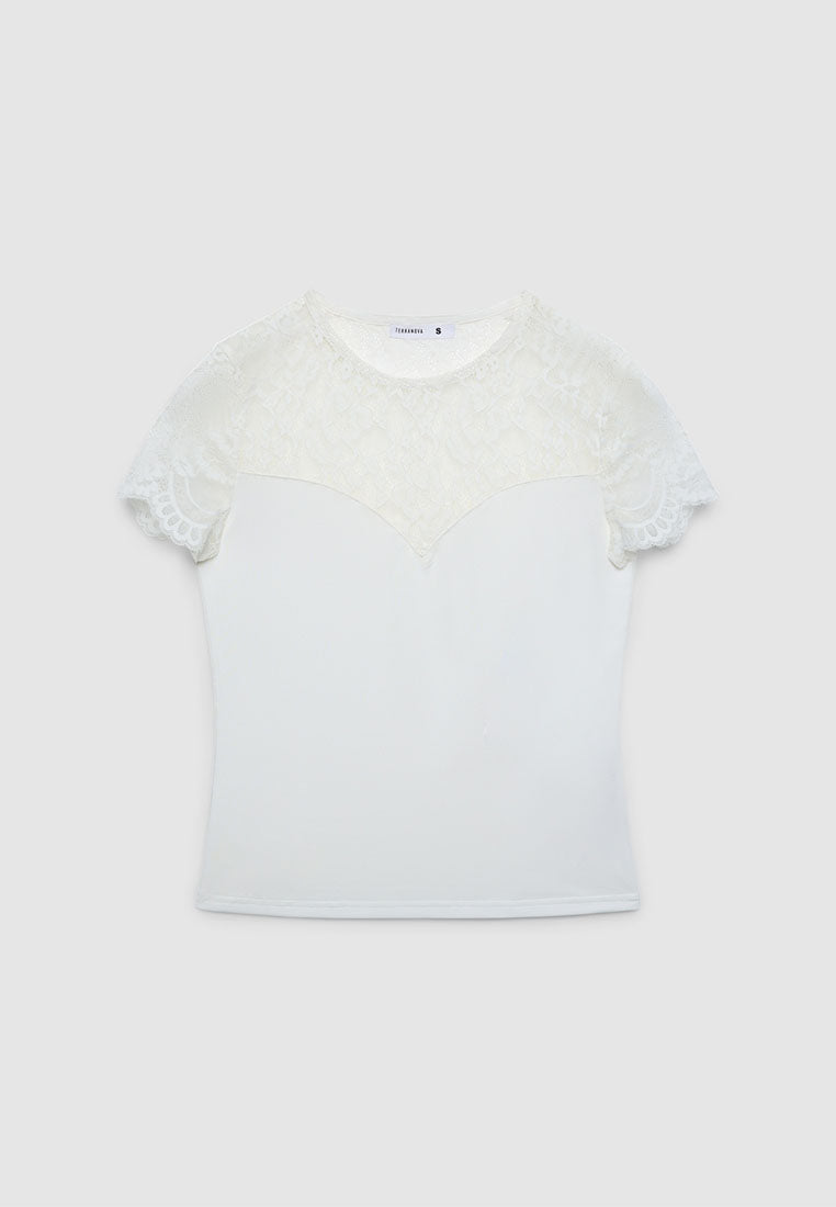 Women's Floral lace T-shirt