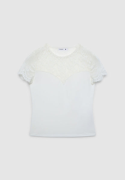 Women's Floral lace T-shirt