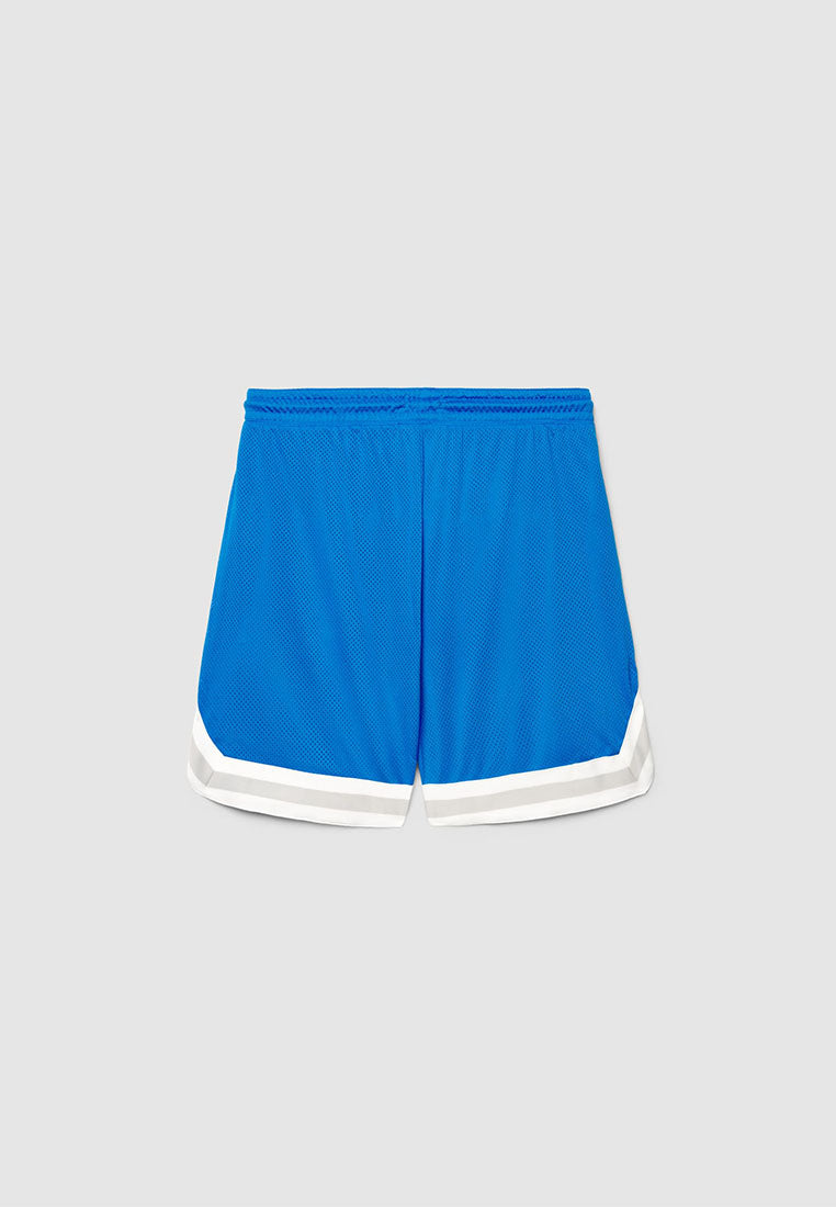 Men's Contrast Striped Basketball Shorts