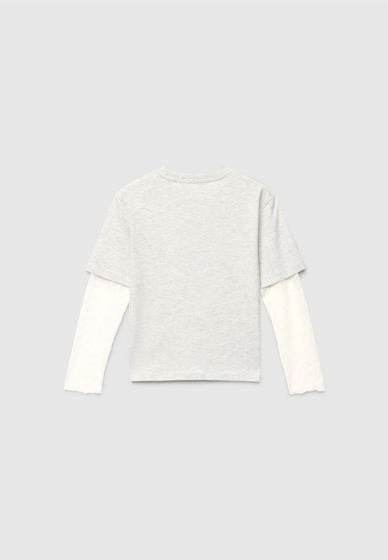 Eiffel Tower Bow Graphic Top for Girls