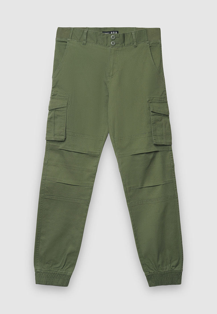 Men's Cargo Trousers with Cuffs