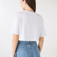 Women's Crop Print T-shirt
