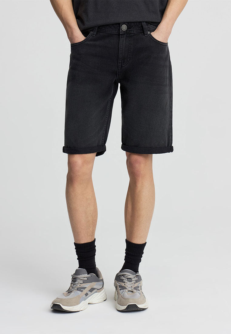 Men's Five-Pocket Denim Shorts