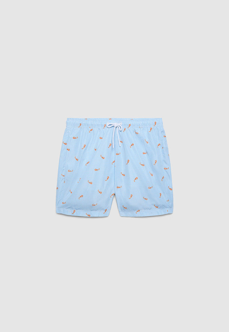 Men's Bermuda Checkered Shorts