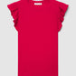 Women's Ruffled Sleeves T-shirt