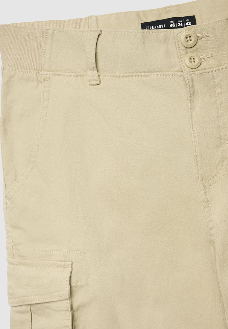 Men's Cargo Trousers with Cuffs
