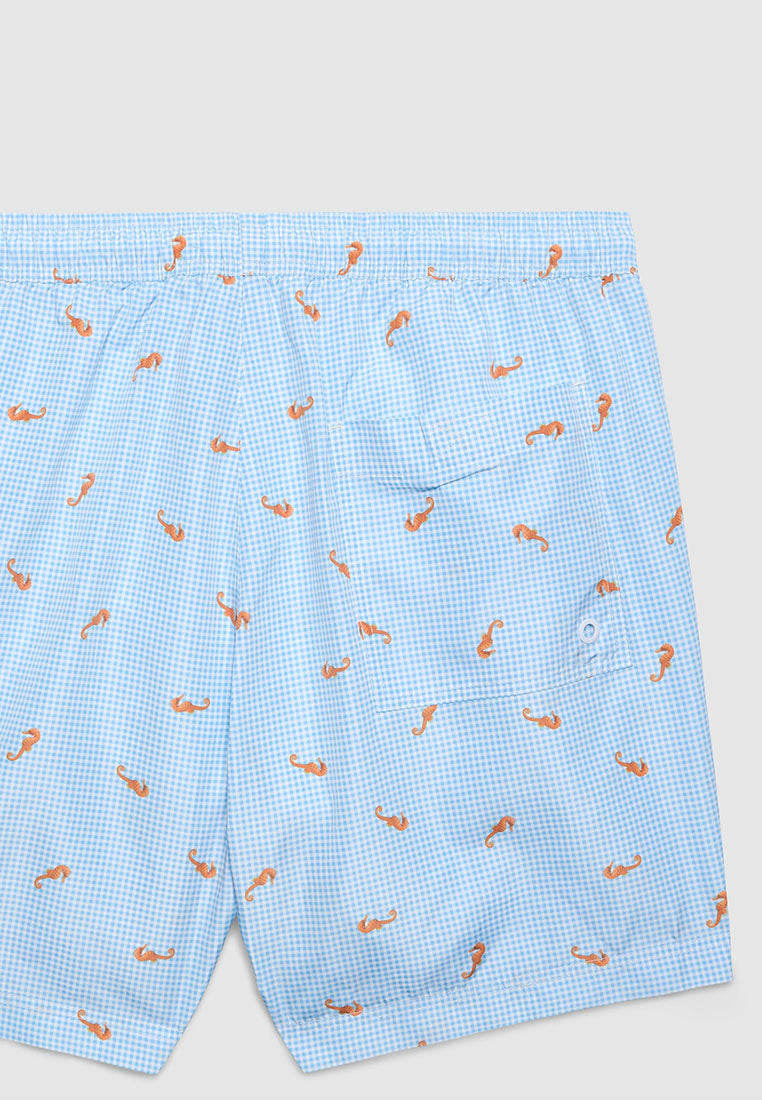 Men's Bermuda Checkered Shorts
