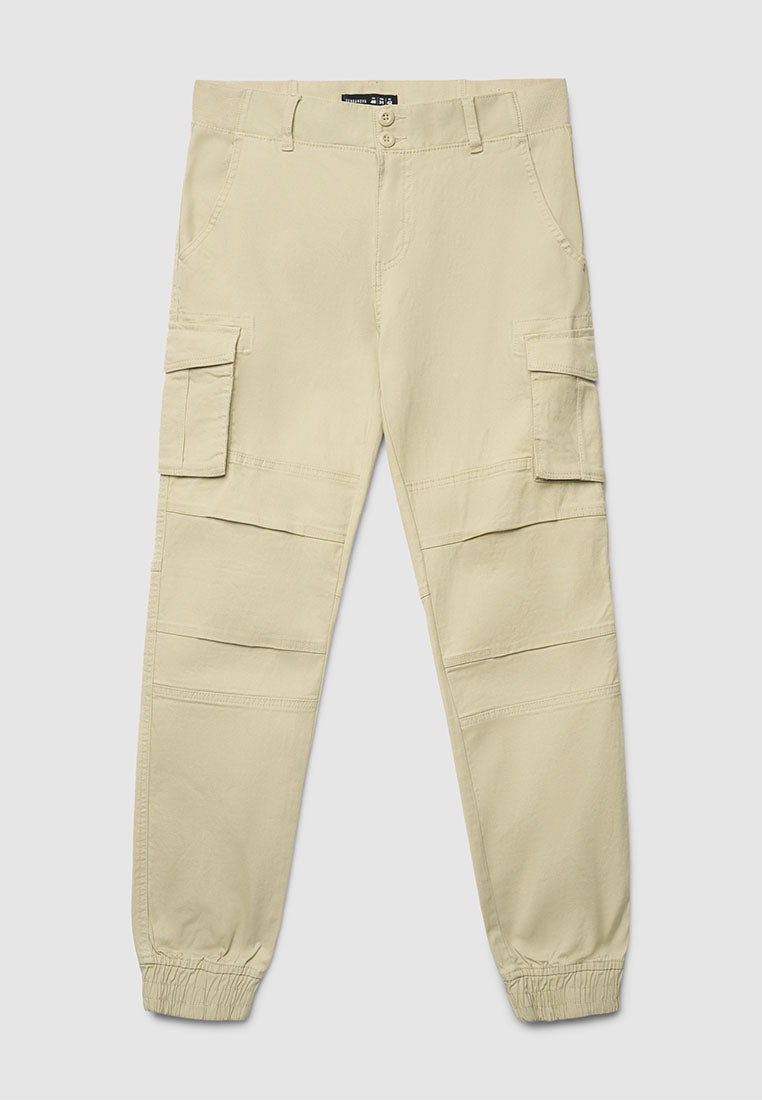 Men's Cargo Trousers with Cuffs
