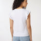 Women's Ruffled Sleeves T-shirt