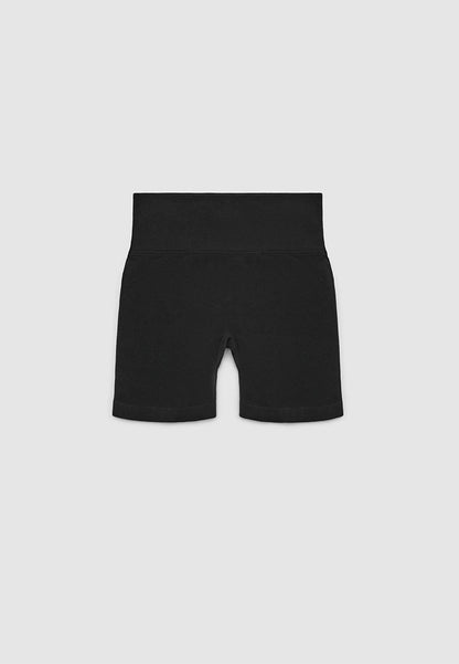 Women's Seamless short sports leggings with ruching