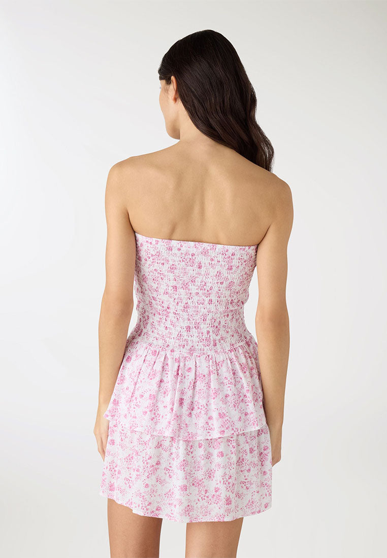 Women's Floral Bandeau Dress