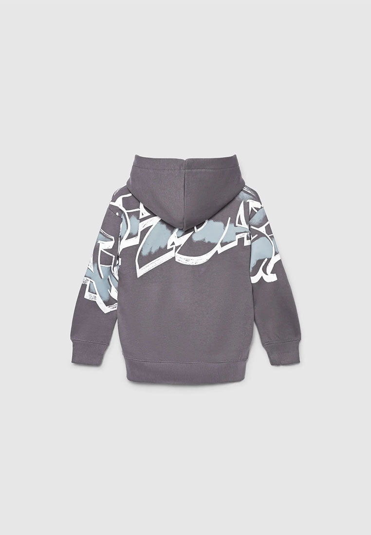 Hoodie with graffiti print for Boys
