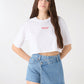 Women's Crop Print T-shirt
