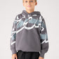Hoodie with graffiti print for Boys