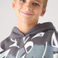 Hoodie with graffiti print for Boys