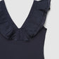 Women's V-Neck Ruffle-Trim Tank Top
