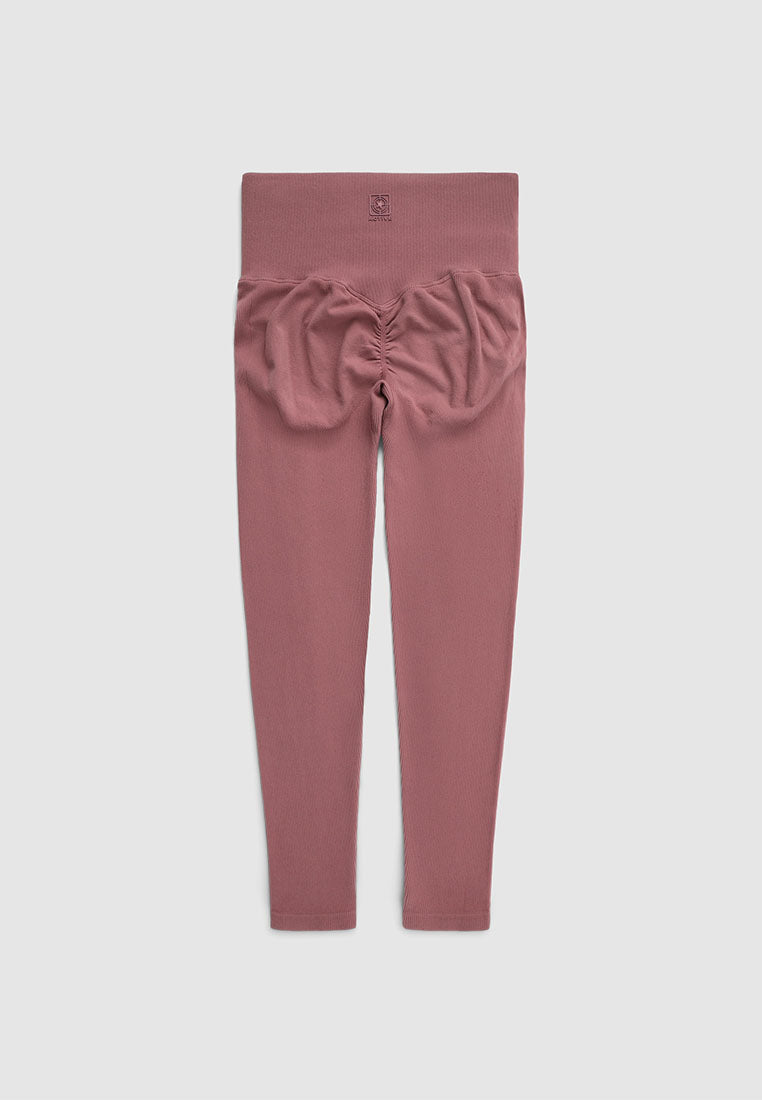 Women's Long seamless ruched sports leggings