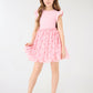 Strawberry Print Tulle Skirt Dress for Girls