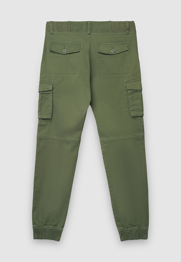 Men's Cargo Trousers with Cuffs