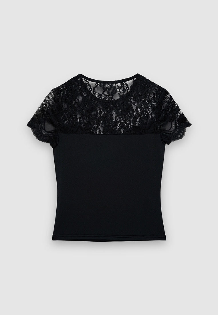 Women's Floral lace T-shirt