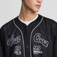Men's Baseball-Style Button-Up T-Shirt