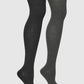 Women's Pack of 2 pairs of plain ribbed knee-high socks