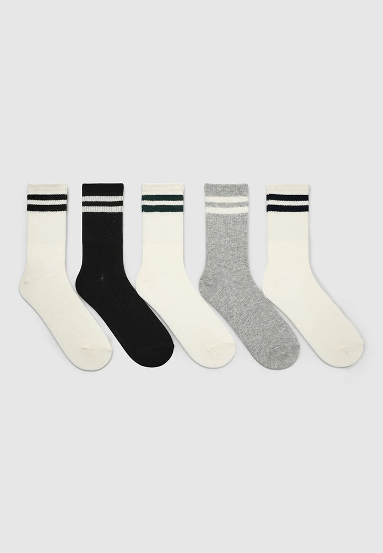 Pack of 5 striped socks for Boys