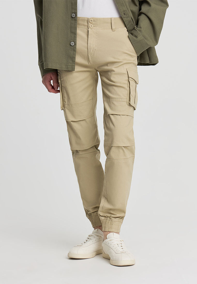 Men's Cargo Trousers with Cuffs