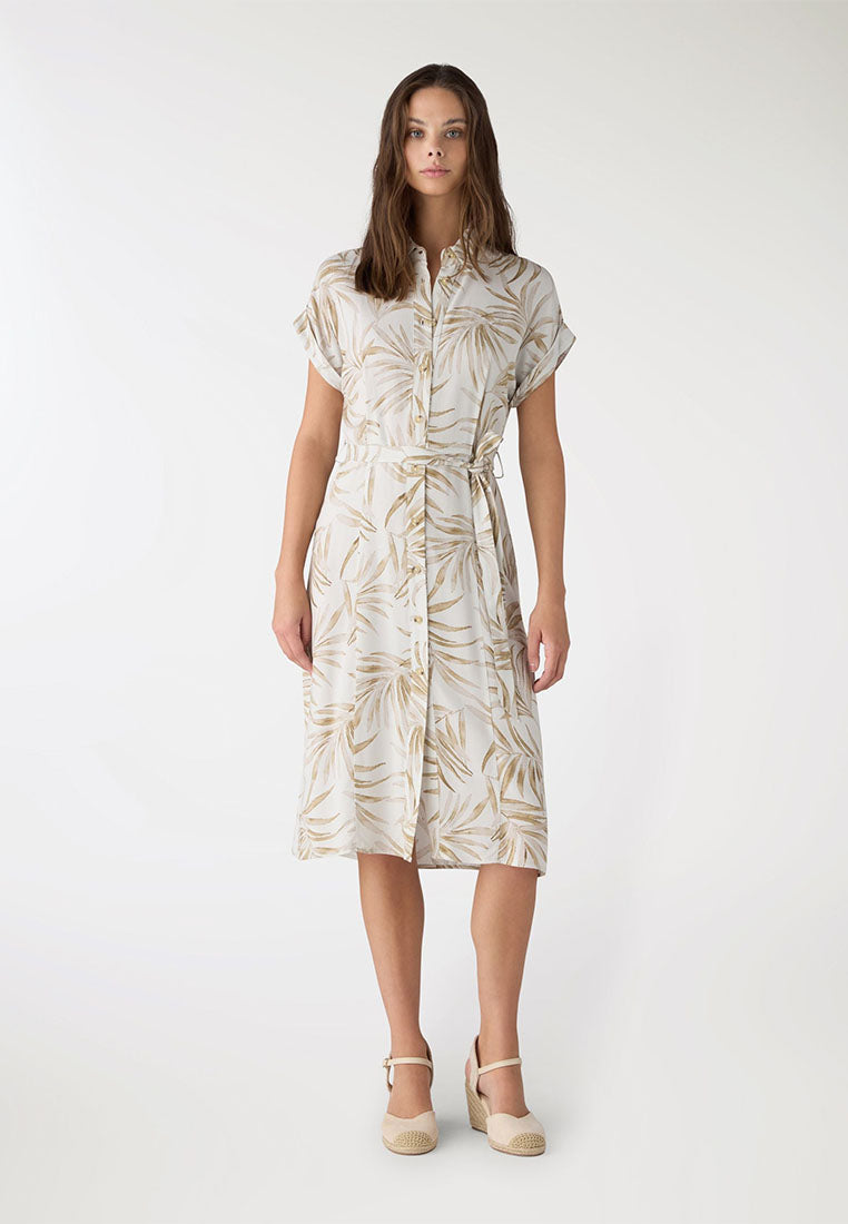 Women's Leaf print Dress