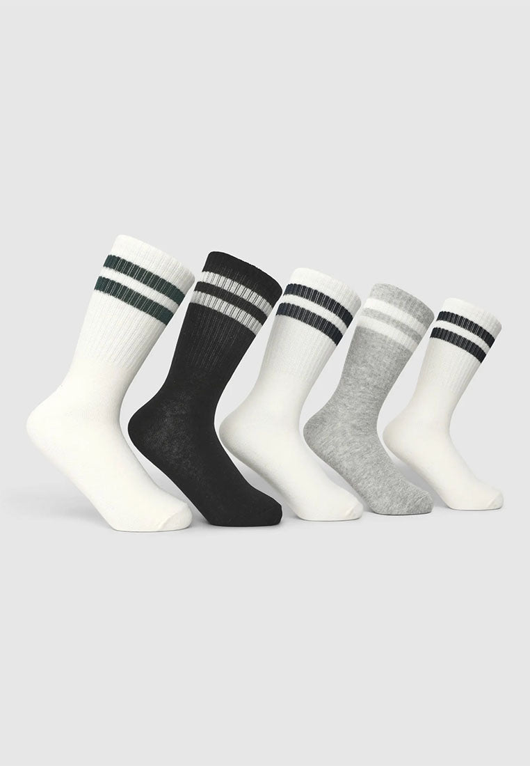 Pack of 5 striped socks for Boys