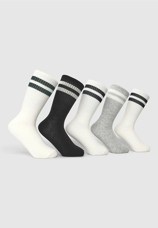 Pack of 5 striped socks for Boys